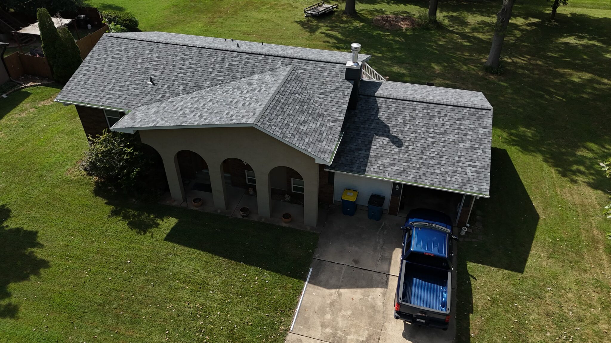 Read more about the article What Should You Look for on Your Roof After a Hailstorm? A Ground-Level Inspection Guide